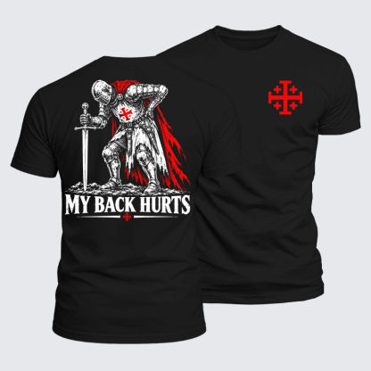 Luxe Mercerized Cotton Tee - My Back Hurts – Christian Knight