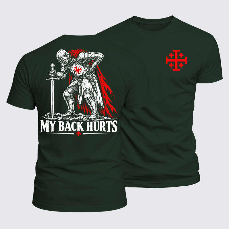 Luxe Mercerized Cotton Tee - My Back Hurts – Christian Knight