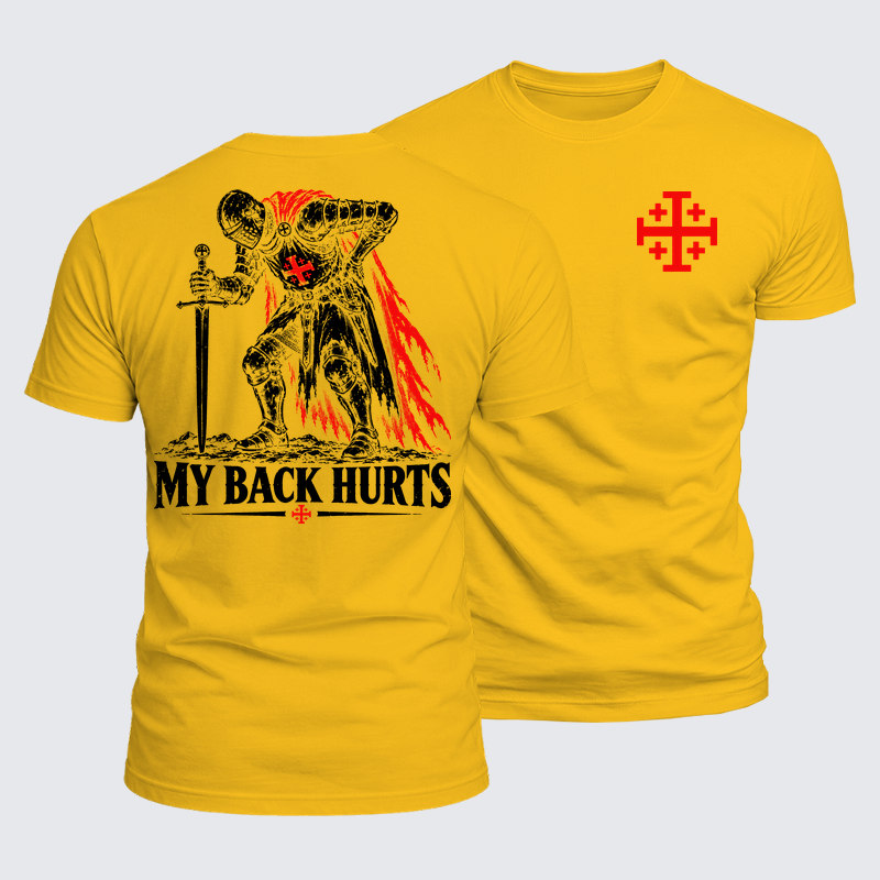 Luxe Mercerized Cotton Tee - My Back Hurts – Christian Knight