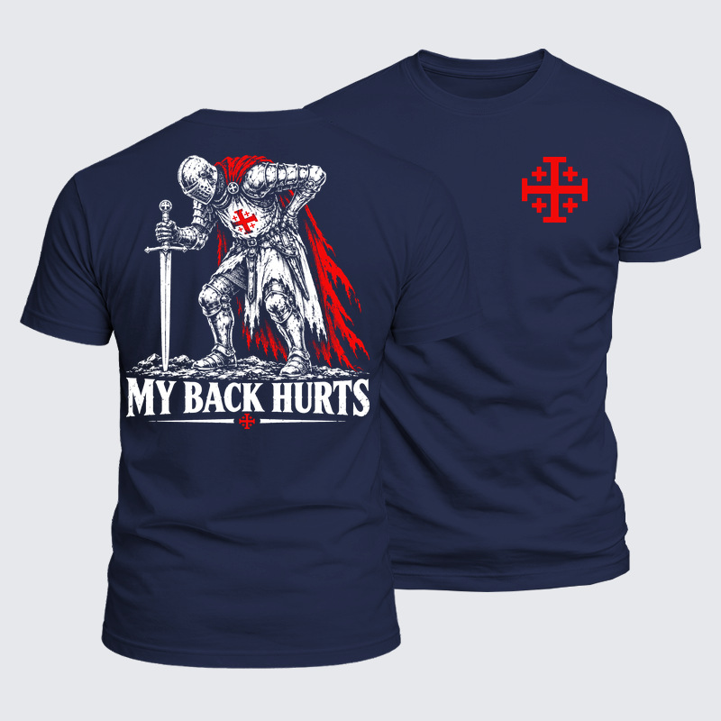 Luxe Mercerized Cotton Tee - My Back Hurts – Christian Knight