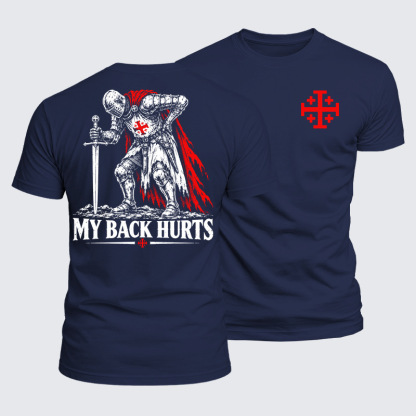 Luxe Mercerized Cotton Tee - My Back Hurts – Christian Knight