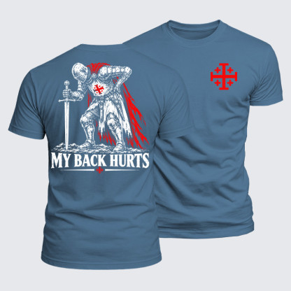 Luxe Mercerized Cotton Tee - My Back Hurts – Christian Knight