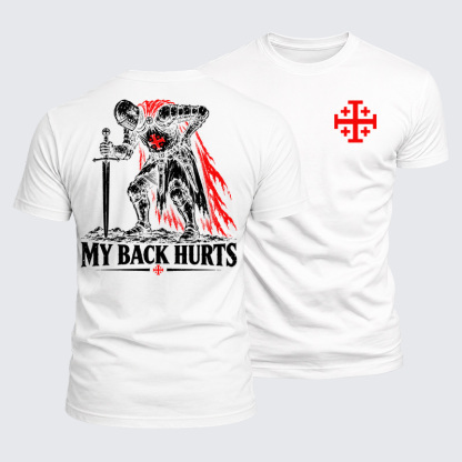 Luxe Mercerized Cotton Tee - My Back Hurts – Christian Knight
