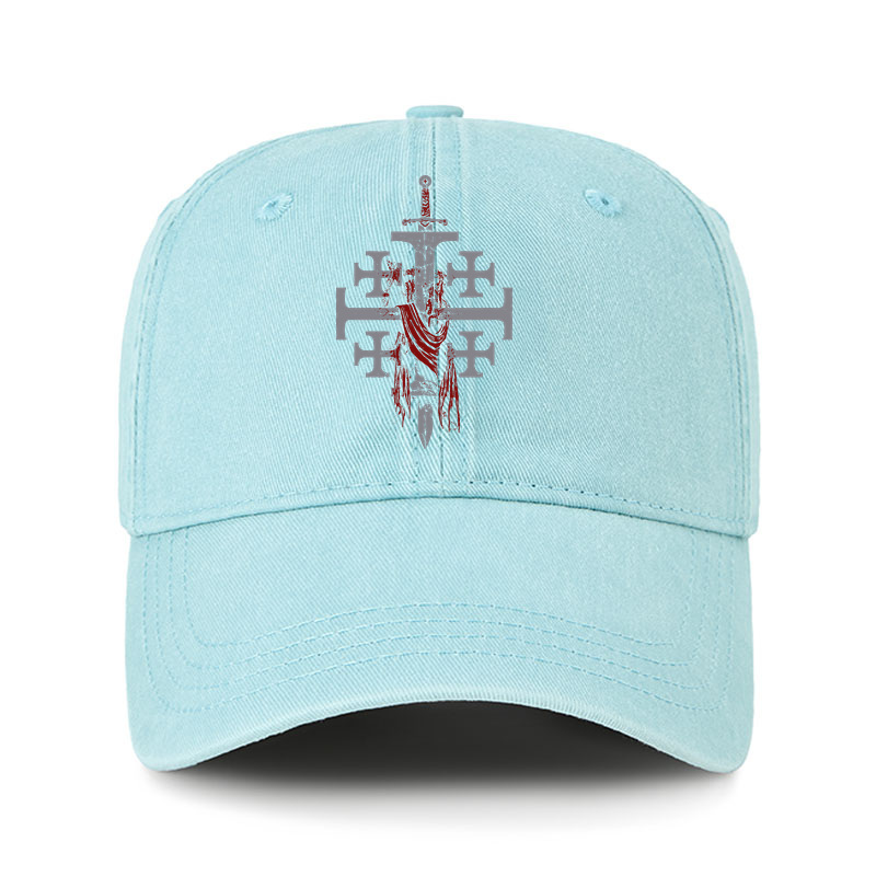 Heritage Washed Cap - Deus Vult: God Wills It
