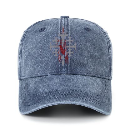 Heritage Washed Cap - Deus Vult: God Wills It