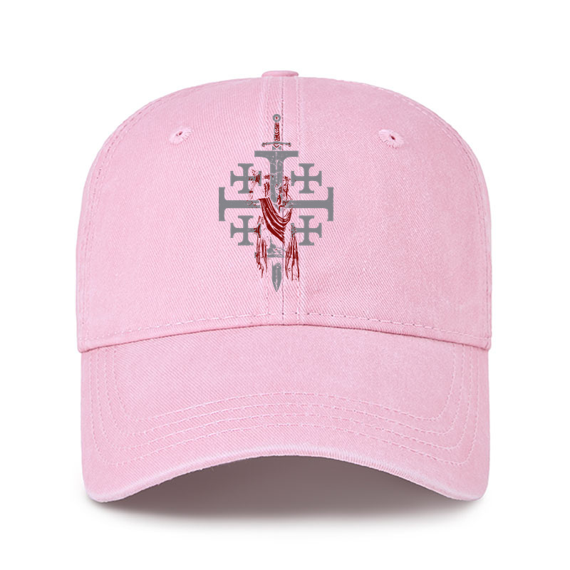 Heritage Washed Cap - Deus Vult: God Wills It