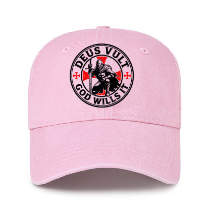 Heritage Washed Cap - Knights Templar Deus Vult