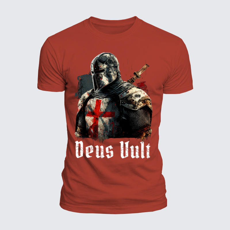Luxe Mercerized Cotton Tee - Deus Vult