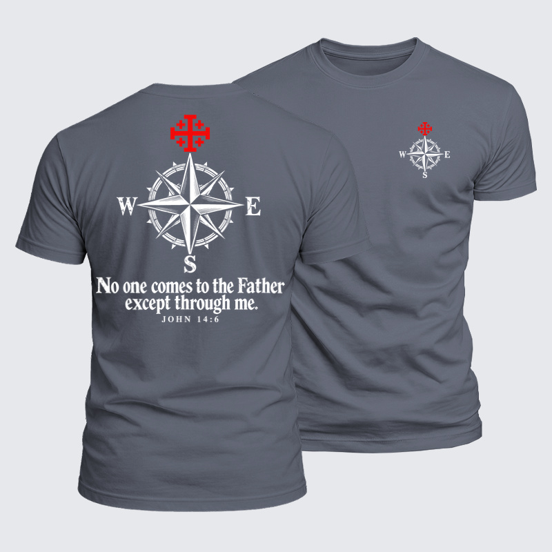 Luxe Mercerized Cotton Tee - No One Comes to the Father – John 14:6