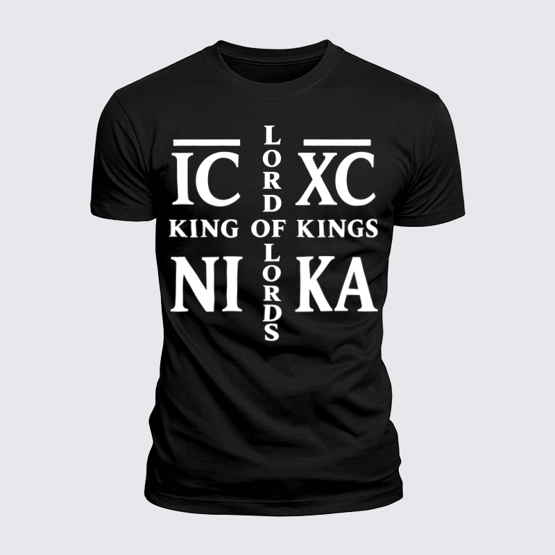 Luxe Mercerized Cotton Tee - King of Kings, Lord of Lords – IC XC NIKA