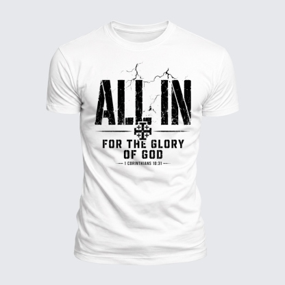 Luxe Mercerized Cotton Tee - All In 1 Corinthians 10:31