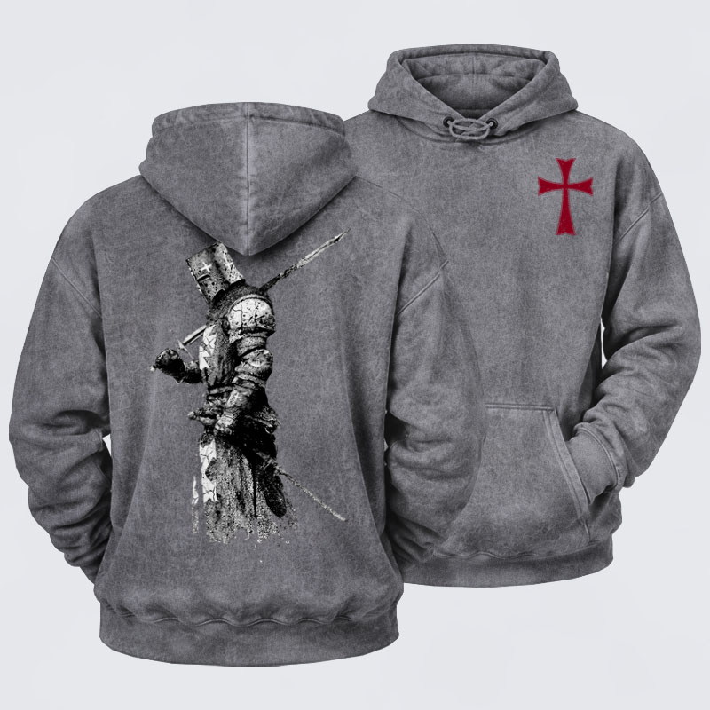 Washed Hoodie-  Armor of God   