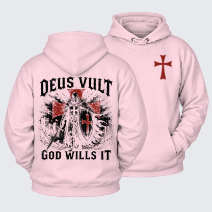 Plush Fleece-Lined Hoodie -  Deus Vult