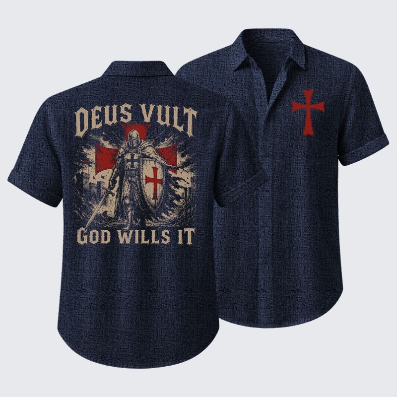 Deus Vult Short Sleeve Shirt