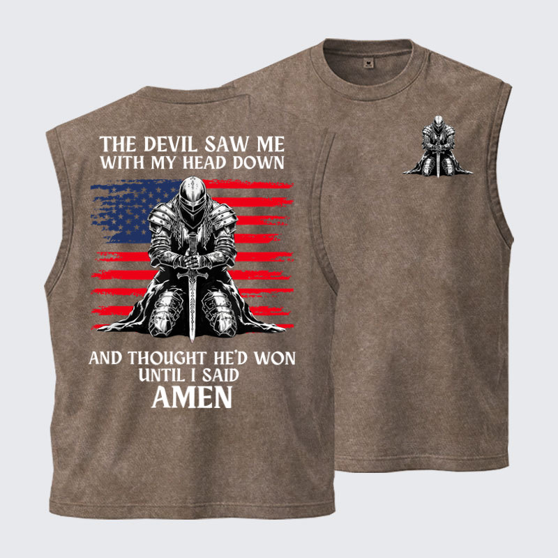 Washed Tanks - The Devil Saw Me Until I Said Amen