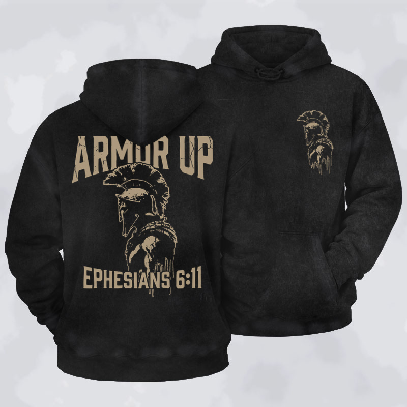 Deus VultWashed Hoodie- Armor Up