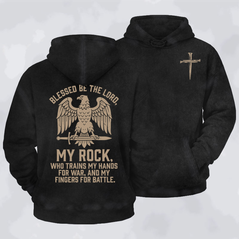 Washed Hoodie- Blessed Be The Lord