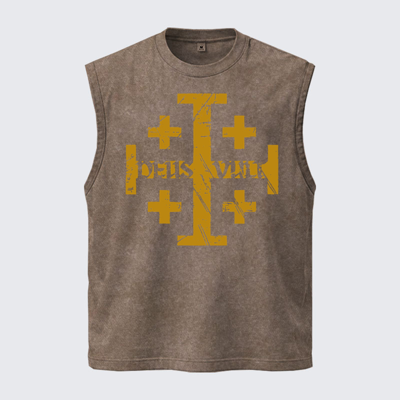 Washed Tanks  -   Deus Vult + Jerusalem Cross