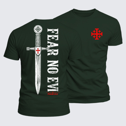 Luxe Mercerized Cotton Tee - Fear No Evil