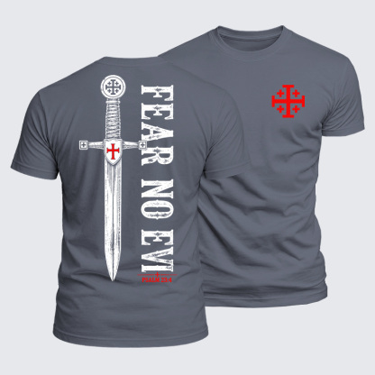 Luxe Mercerized Cotton Tee - Fear No Evil
