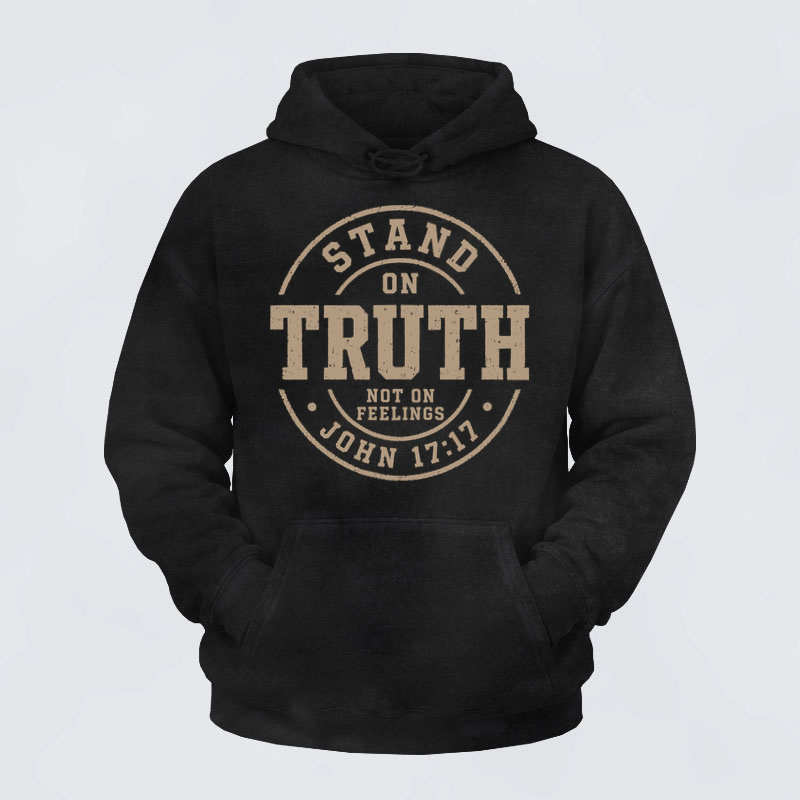 Deus VultWashed Hoodie- Stand On Truth Not On Feelings