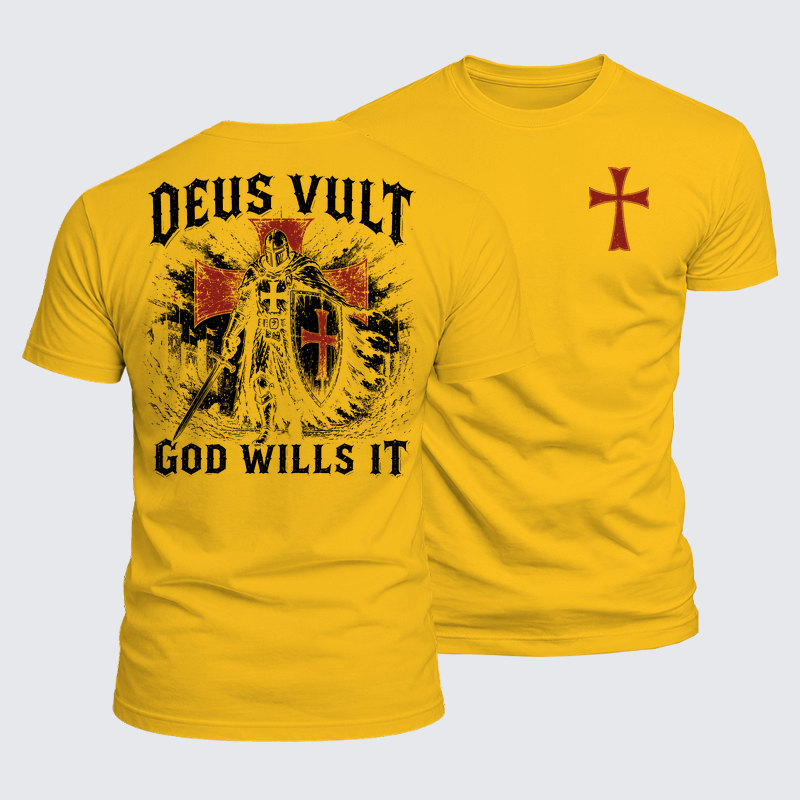 Luxe Mercerized Cotton Tee - Deus Vult
