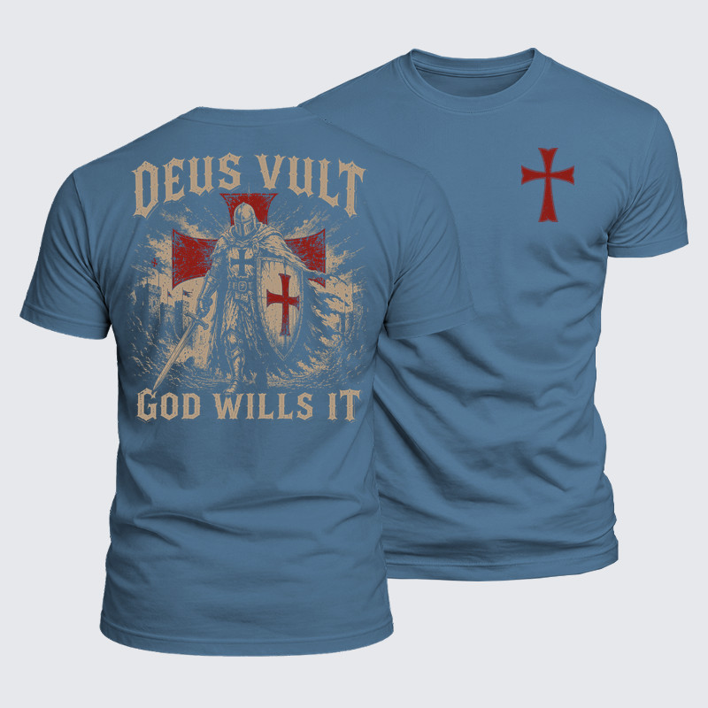 Luxe Mercerized Cotton Tee - Deus Vult