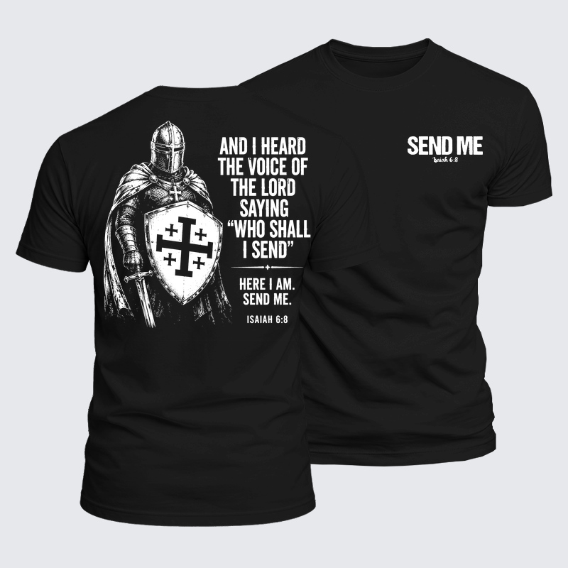 Luxe Mercerized Cotton Tee - Send Me Isaiah 6:8