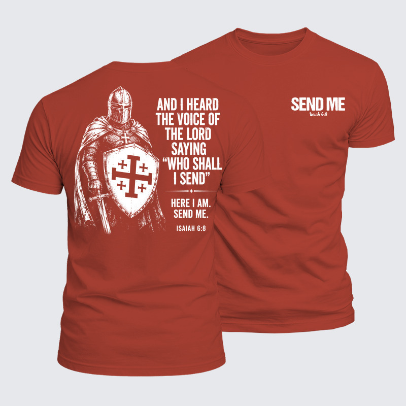 Luxe Mercerized Cotton Tee - Send Me Isaiah 6:8