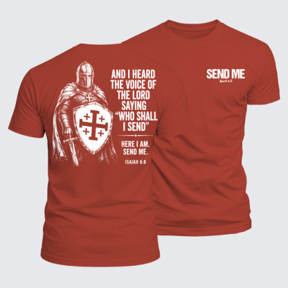 Luxe Mercerized Cotton Tee - Send Me Isaiah 6:8