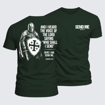 Luxe Mercerized Cotton Tee - Send Me Isaiah 6:8