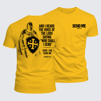 Luxe Mercerized Cotton Tee - Send Me Isaiah 6:8