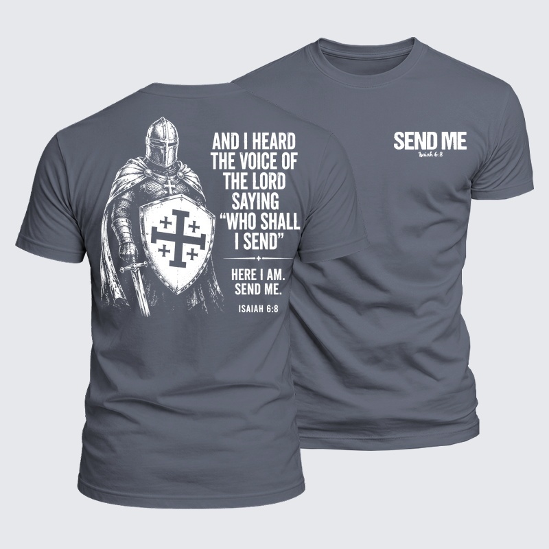 Luxe Mercerized Cotton Tee - Send Me Isaiah 6:8