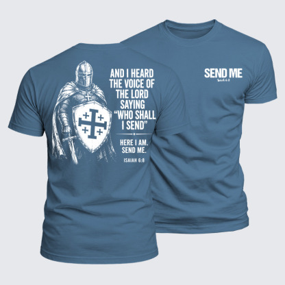 Luxe Mercerized Cotton Tee - Send Me Isaiah 6:8