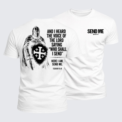 Luxe Mercerized Cotton Tee - Send Me Isaiah 6:8