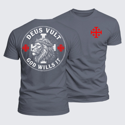 Luxe Mercerized Cotton Tee - Deus Vult