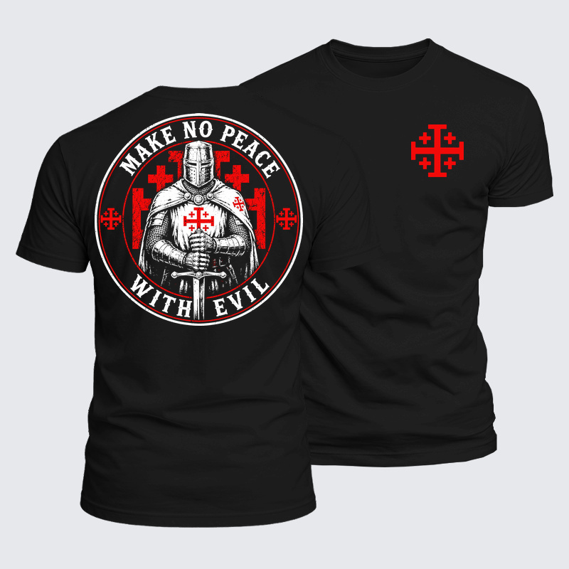 Man Of God Husband Dad Jesus God Christian Cotton T-Shirt