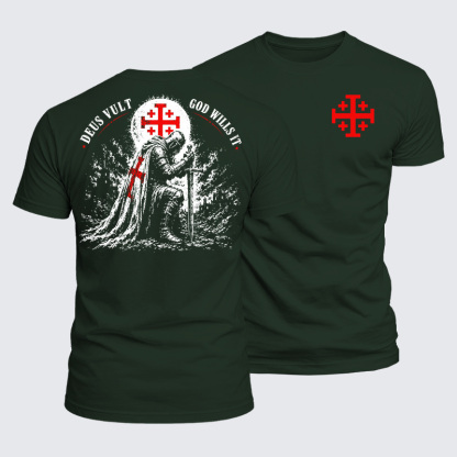 Luxe Mercerized Cotton Tee - Deus Vult
