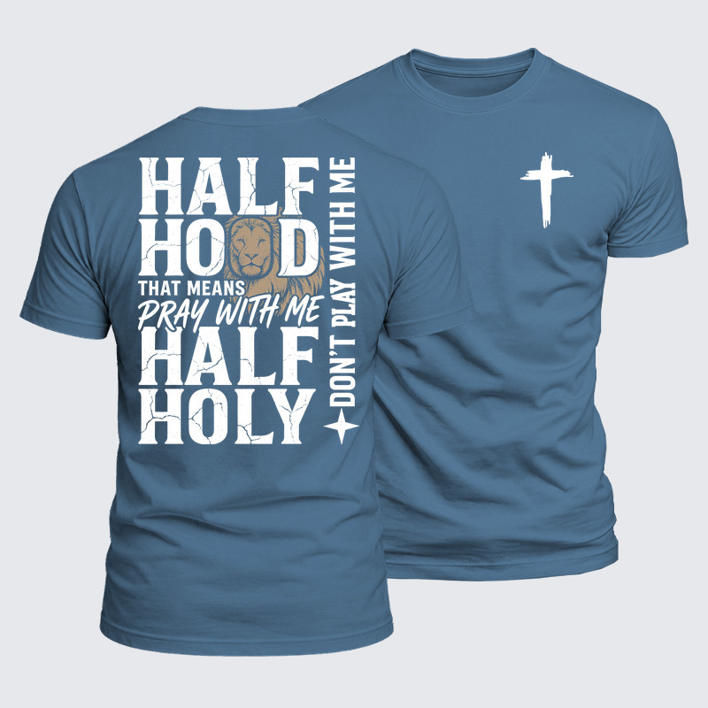 Luxe Mercerized Cotton Tee - Half Hood Half Holy