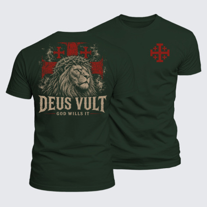 Luxe Mercerized Cotton Tee - Deus Vult