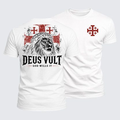 Luxe Mercerized Cotton Tee - Deus Vult