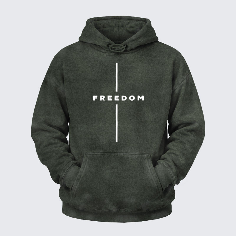 Deus VultWashed Hoodie-  Freedom Is Not Free   