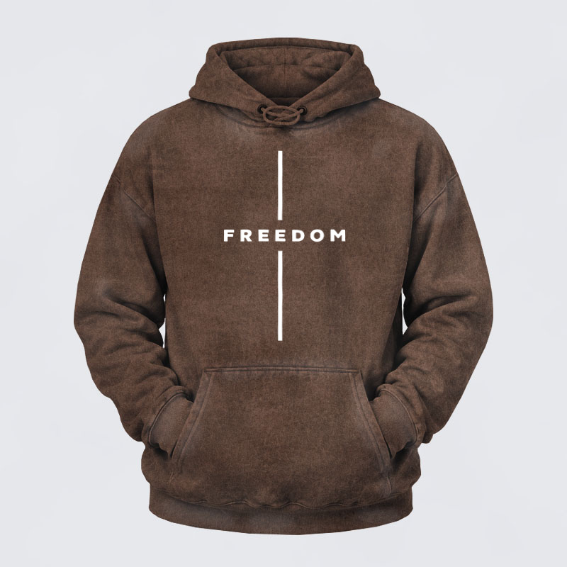 Deus VultWashed Hoodie-  Freedom Is Not Free   