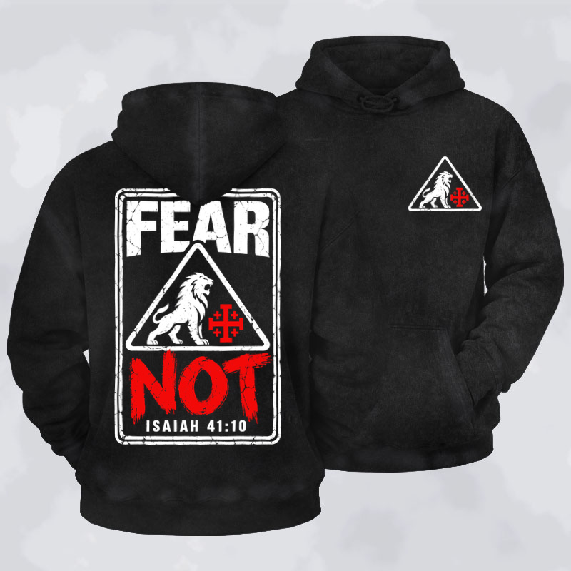 Washed Hoodies- Fear Not 