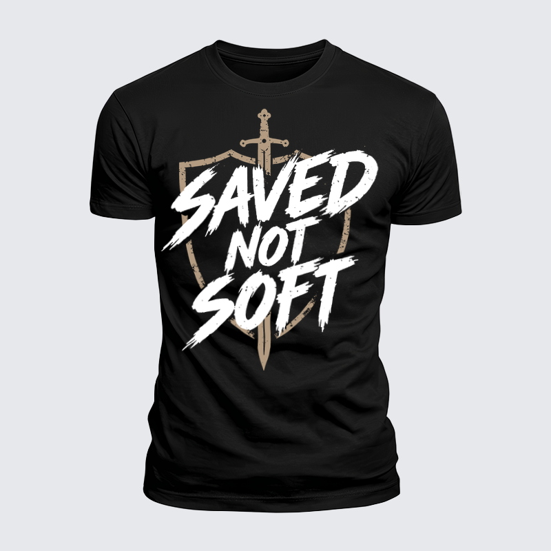 Luxe Mercerized Cotton Tee - Saved Not Soft