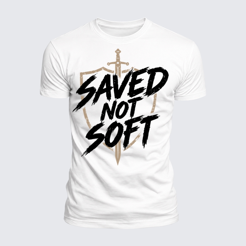 Luxe Mercerized Cotton Tee - Saved Not Soft