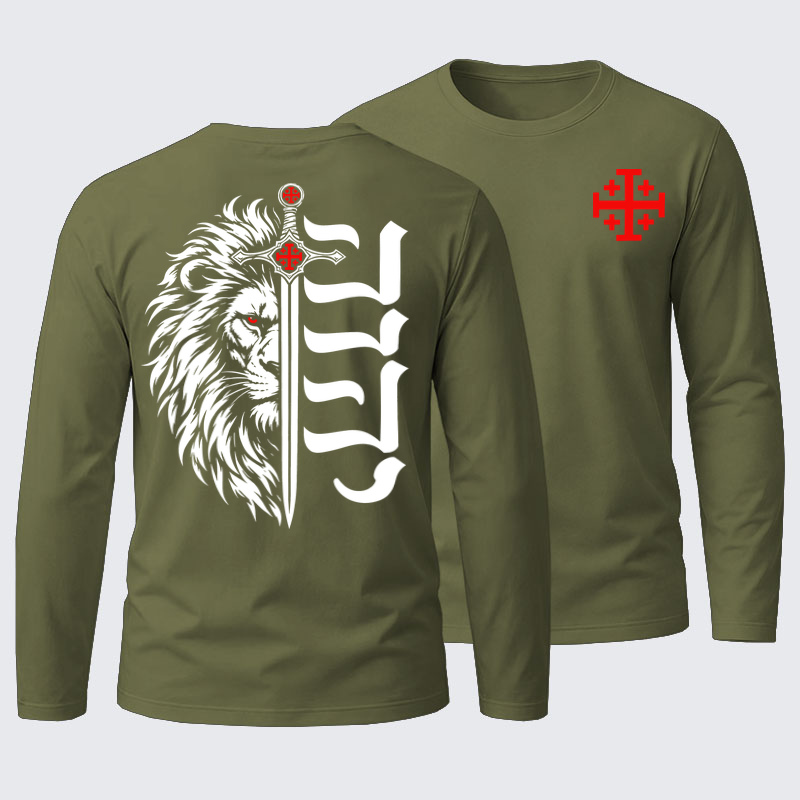Long Sleeve Cotton Tee - I Will Fear No Evil
