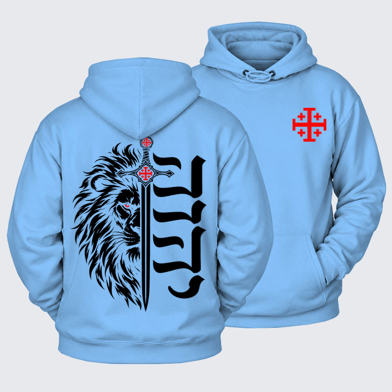 Plush Fleece-Lined Hoodie - I Will Fear No Evil
