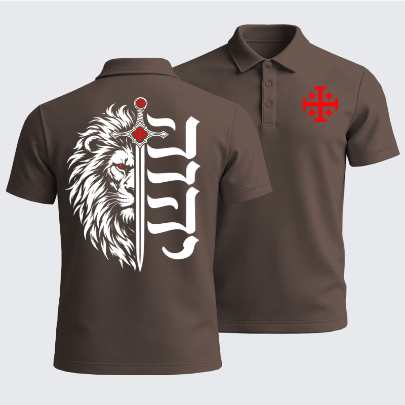 Men’s Premium Cotton Polo Shirt - I Will Fear No Evil