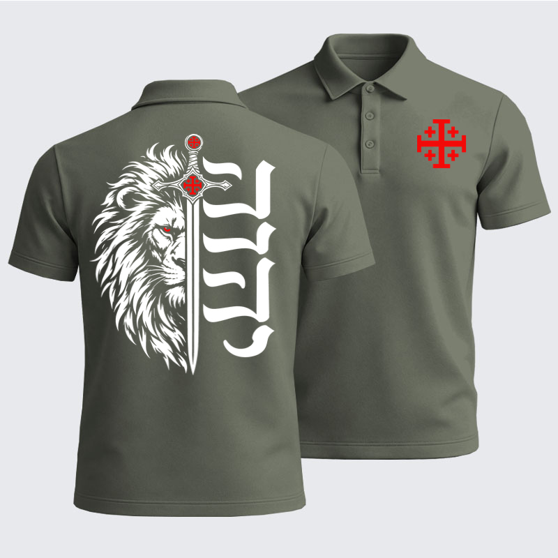 Men’s Premium Cotton Polo Shirt - I Will Fear No Evil